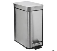 Poubelle rectangulaire soft close inox 5L - 5five