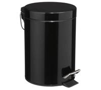 JJA 105613 Poubelle Métal Noir 3 L