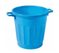 Poubelle ronde tri sélectif 50 L - bleu