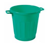 Poubelle ronde tri sélectif 50 L - vert