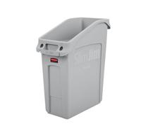 Poubelle Rubbermaid Slim Jim grise 49 L