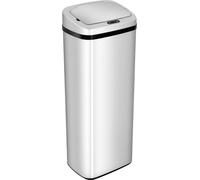 Poubelle š€ capteur de mouvement ouverture automatique 1 bac de 50 L en acier inoxydable
