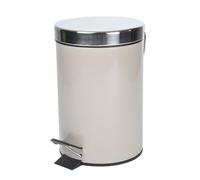 Poubelle salle de bain 3 litres ""Loft Fluo"" - Taupe