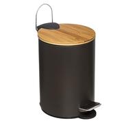 Poubelle salle de bain 3 litres "Modern Color" Atmosphéra (Charbon)