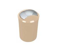 poubelle salle de bain 30x19x19cm beige 10.16876