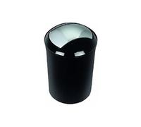 poubelle salle de bain 30x19x19cm noir 1014388