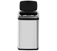 Poubelle sensorielle de 30 litres, en acier inoxydable. Poubelle automatique avec détecteur de mouvement, idéale pour les bureaux, les chambres