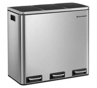 Poubelle SORT 54l (3x18 l), acier inoxydable