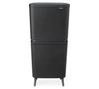 brabantia Poubelle de Recyclage SortUp Hi, 10 + 10 + 25 L - Dark Grey