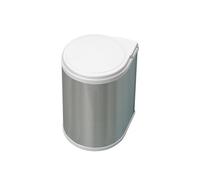 Poubelle sous evier avec ouverture automatique - 1 bac de 13 litres - acier inoxydable EMUCA
