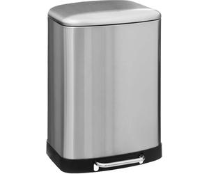 Poubelle spacieuse, inox, 50 L