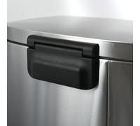 Poubelle Spirella, 30 litres, en acier inoxydable, avec bac intérieur "Akira", pour cuisine