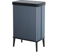 Curver Poubelle sur Pied VERTO 54 L Bleu Perle avec Système Touch
