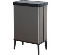 Curver Verto High 54L Poubelle avec couvercle à pousser, optimale pour la cuisine, tri facile, 26,5 x 43,5 x 68,7 cm