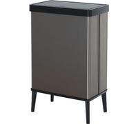 Poubelle sur pieds Curver Verto, 54 L, Ouverture Touch, Gris Perle