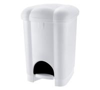 Poubelle Modèle Carolina De Couleur Blanche De 16 Litres