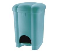 Poubelle Tontarelli 810153570V CAROLINA Avec Couvercle À Pédale Bleu