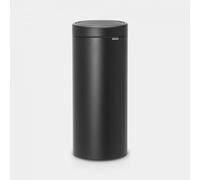 Poubelle Touch Bin New 30 L, noir minéral