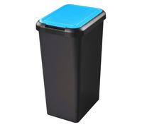 Poubelle Touch & Lift tri sélectif CEP - 45 litres - Bleu