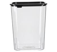 Poubelle Transparente 15 L en Plastique PET, Corbeille Ouverte sous Bureau | Base Antidérapante Renforcée, Double Paroi Indéformable, Design Moderne, pour Papier Usagé et Déchets Secs au Bureau