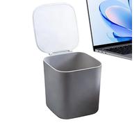 Poubelle Très Minuscule - Poubelle De Bureau Moderne Avec Couvercle - Petite Corbeille De Bureau, Pour Maison Salle De Bain Salon Cuisine Comptoir Table Appartement Dortoir Restaurant Voiture