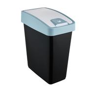 Poubelle tri 25L couvercle poussoir bleu Keeeper 1060468000000