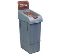 Poubelle Tri Déchets Organiques 80 L Combisteel Gris G