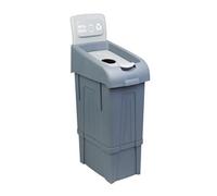 Poubelle Tri Métal 80 L