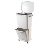 Poubelle tri sélectif avec roulettes 45l - Kitchen Move - BAT-G3150 - valoris