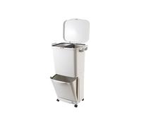 Poubelle tri sélectif avec roulettes VALORIS 45L
