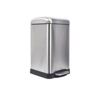 Poubelle Urbaine - 20 L - Carré - Brosse Métallique
