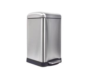 Poubelle Urbaine - 20 L - Carré - Brosse Métallique