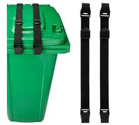 Poubelle verrouillable robuste et résistante aux intempéries, griffe d' | Ceinture de sécurité pour poubelle à l'épreuve des ratons laveurs, pour Patio, jardin, Garage, cour, , rue, parc