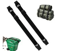 Poubelle verrouillant les animaux, ceinture de sécurité en métal résistant | Sangle de verrouillage pour couvercle de poubelle anti-raton laveur pour cour, patio, garage, allée, jardin, camping, rue