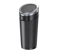 Poubelle Voiture pour Opel Grandland 2017-2020 2021 2022 2023 2024 2025, 480ml Taille Porte-Gobelet, Matériau Flexible Anti-Bruit, Corps de Moulage par Injection Étanche avec Couvercle à Pression