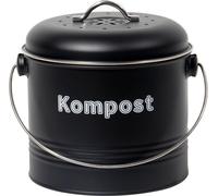 PoubelleCuisine 3,5 L Filtre à charbon actif Imperméable aux odeurs Noir