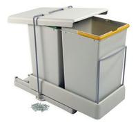 Poubelle coulissante automatique 2 x 14 L EMUCA - 8077221