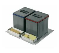 Poubelles de tri sélectif sous évier - 2 bacs de 15 litres WESCO FRANCE