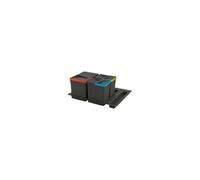 Emuca Set de boîtes avec base recyclable pour tiroir de cuisine Transparent Transparent Taille unique