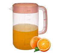 Poud à eau Plastique Pouche à carafe 4l GRANDE PANCEUR DE DUR CARAFE Pitcherie transparente Pichet Pichet pour boissons d'été Faire l'accessoire de décoration intérieure