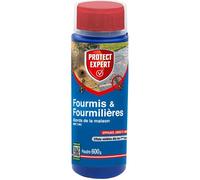 Poudre anti-fourmis & fourmilières - PROTECT EXPERT - 600g - Action choc - Longue durée