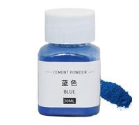 Poudre de colorant ciment - Pigment d'oxyde de fer, 30 ml, colorant pour béton rouge, bleu, vert, noir, additif de mélange de couleur, argile de plâtre colorée pour chaux et maçonnerie - Amplificateur