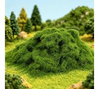 Poudre de gazon artificiel pour décoration de paysage - 60 g - Accessoires de bricolage - Pour jardin, artisanat, modélisme - Vert olive