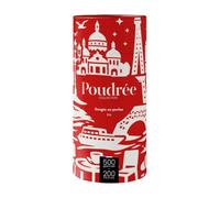 Poudrée Paris - Collection Empreinte - Bougie en Perles de Cire 500g | Bougie Rechargeable, Élégante & Réutilisable | Kit avec Mèches - Fabrication Made in France (Iris)