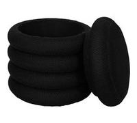 HOME DECO FACTORY Pouf de Rangement Multifonction Léger Noir