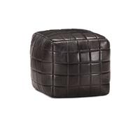 VidaXL Pouf Cuir