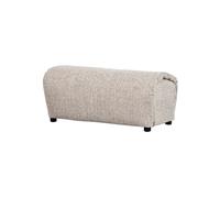 Pouf 46x91x50 cm tissu tissé naturel chiné BAGGY