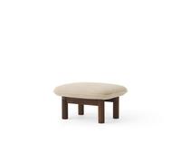 Pouf Audo Brasilia Noyer/ Bouclé