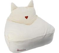 Pouf Bébé, DOMIVA Honey Moon, Velours Côtelé, Doux et Moelleux, Oreilles de Félin
