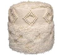 Paris prix Pouf bohème rond - Naturel